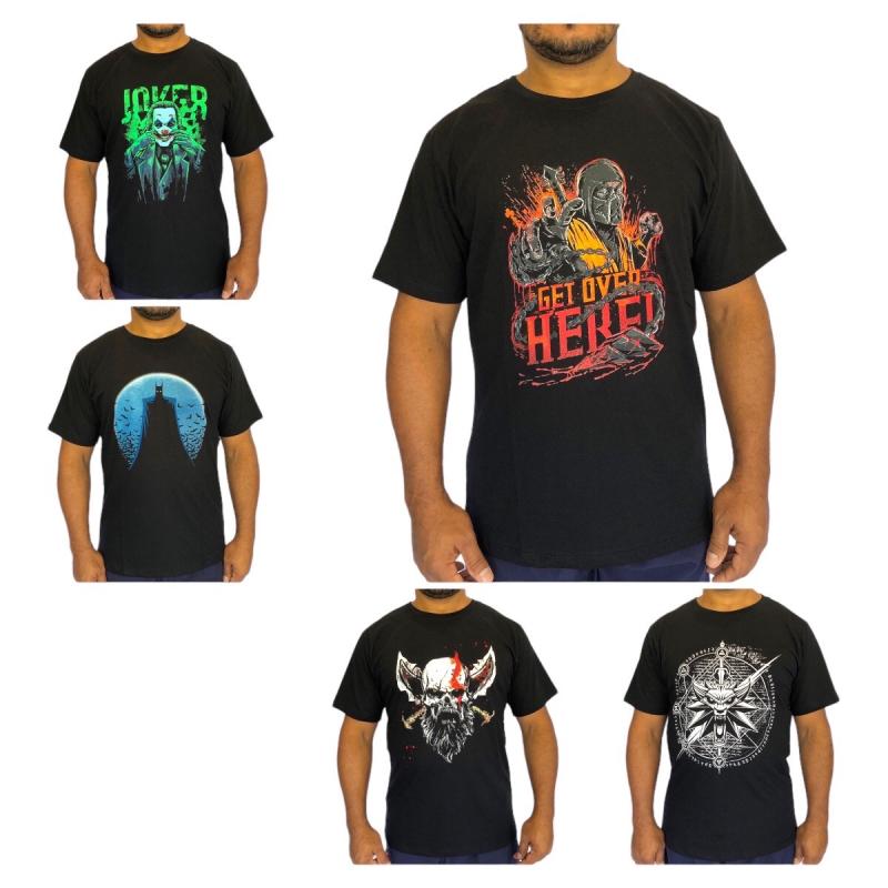 CAMISETA MASCULINA DE JOGOS